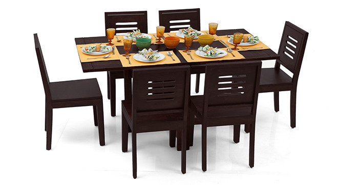 Austom 6 Seat Folding Dining Table Set